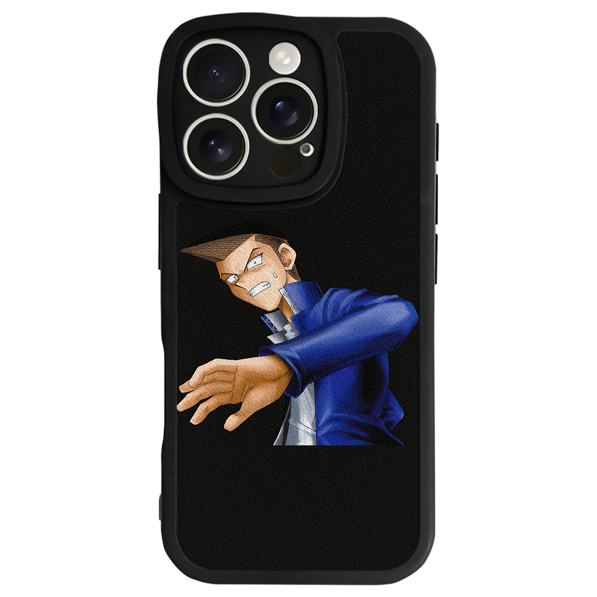 遊☆戯☆王 Yu-Gi-Oh! 【iPhone 16シリーズ対応】シリコンスマホケース（レザー調） 材質：シリコン